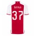 Ajax Josip Sutalo #37 Domácí Dres 2023-24 Krátkým Rukávem